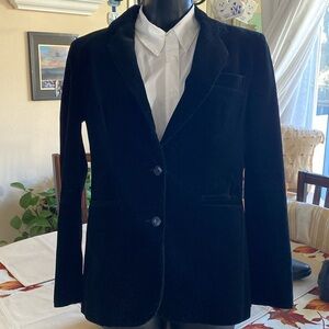 Black Velveteen Cocktail Jacket